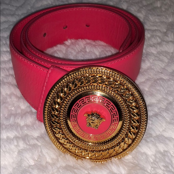colorful versace belt